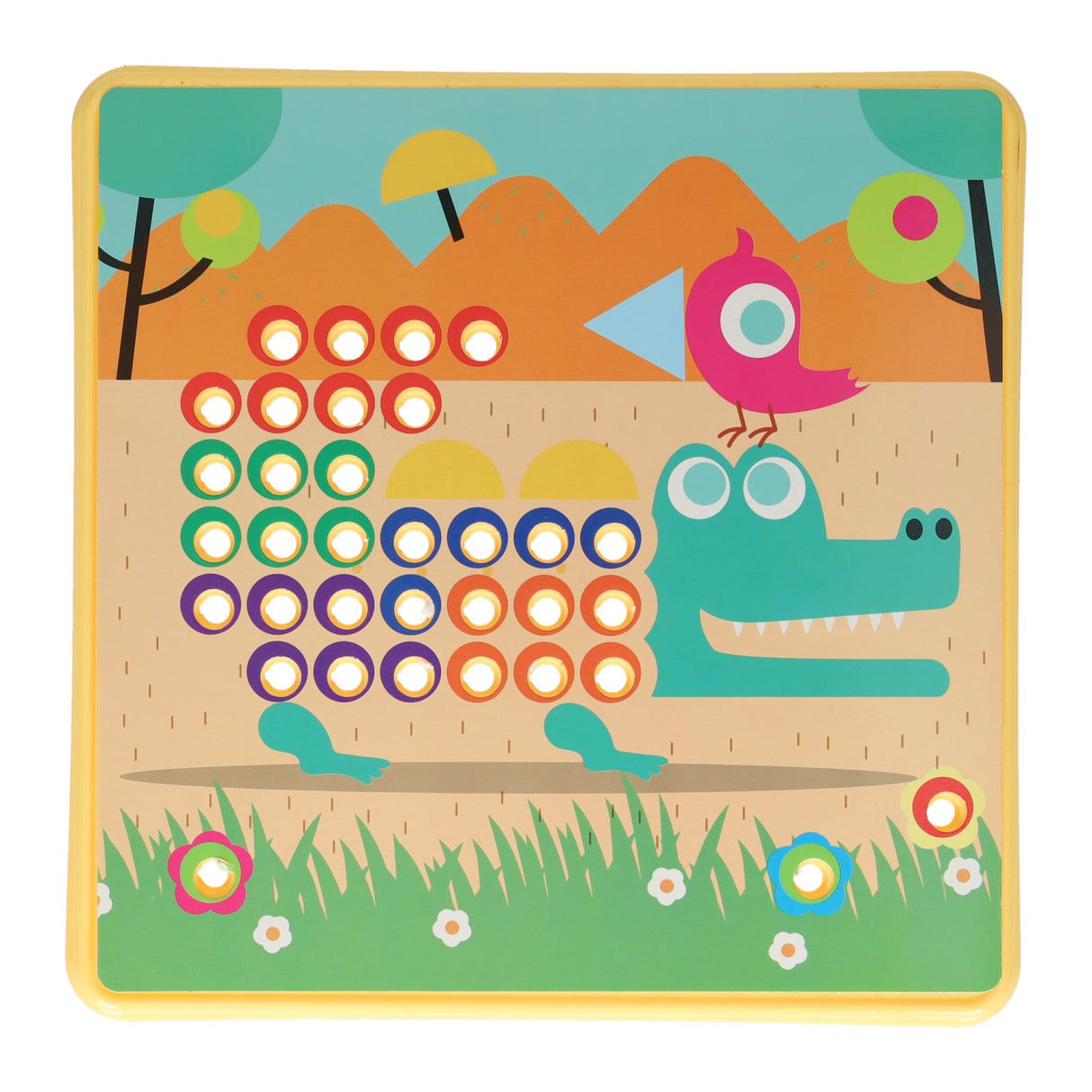 Insert mosaïque jaune, 249 pcs. (8 cartes)