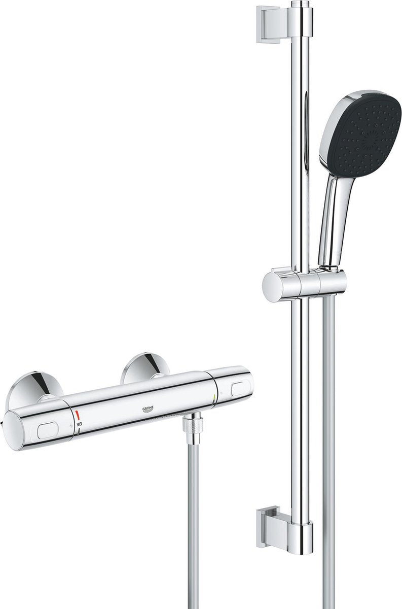 Ensemble de douche Grohe Precision Trend - économie d'eau - chrome