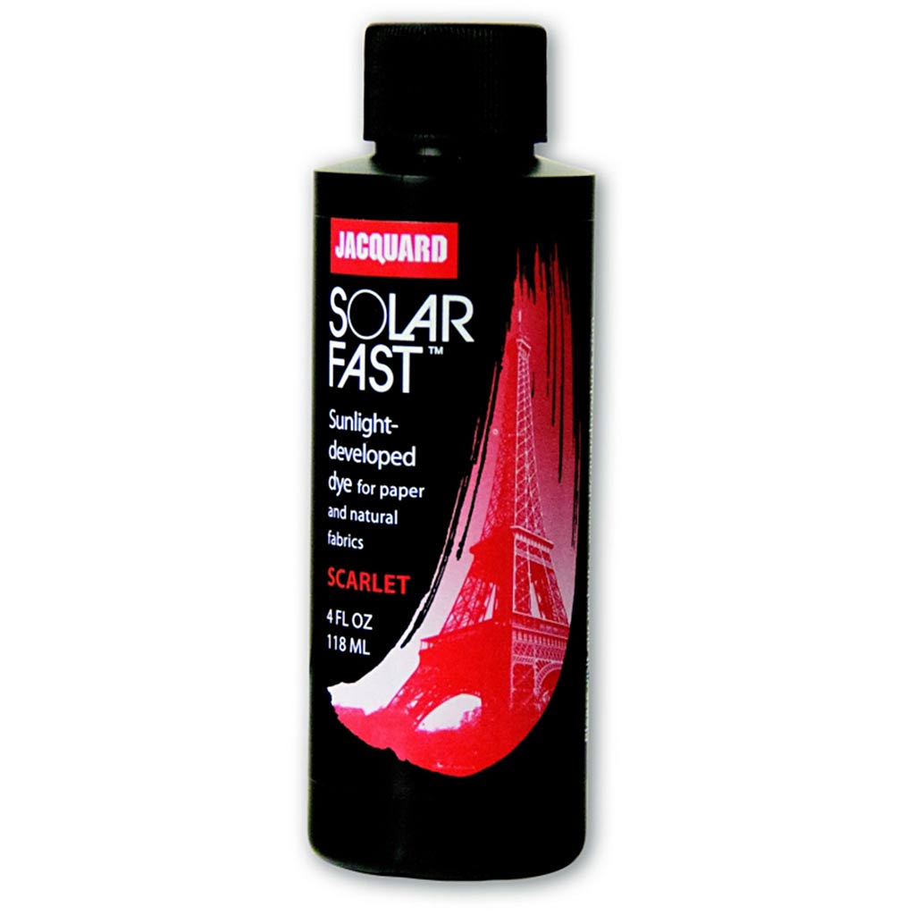 Jacquard solarfast - colorant photosensible, rouge écarlate (103), 118 ml 1 flacon