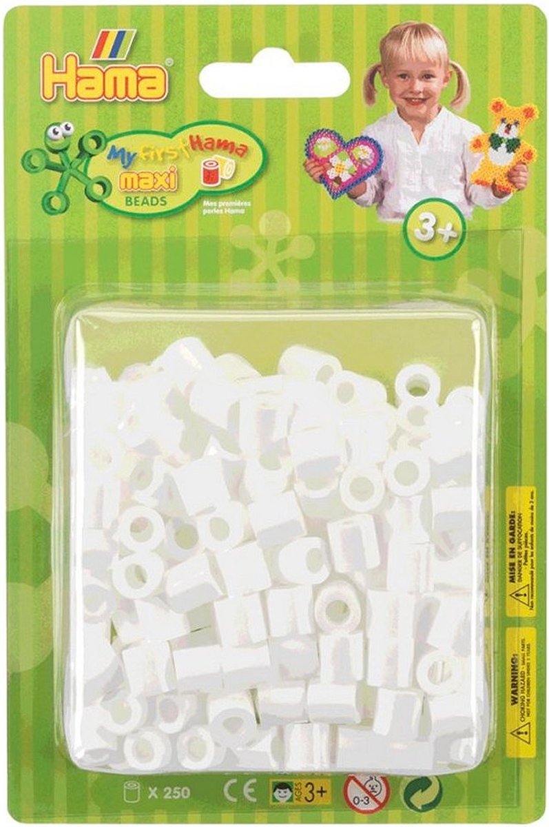 Hama Iron Beads Maxi - White, 250st.