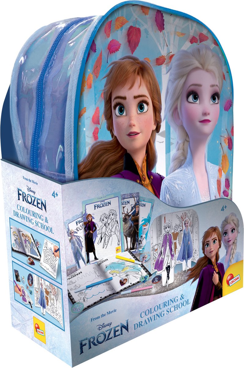 École de coloriage et de dessin Lisciani Frozen Zainetto