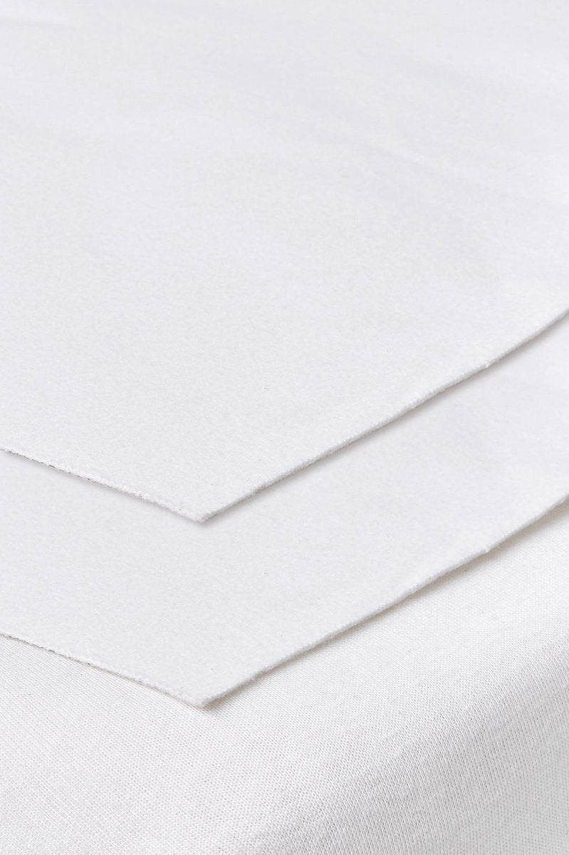 Meyco couvre-lit bébé berceau - pack de 2 - blanc - 50x90cm