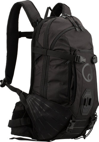 Ergon Ba2 Black - Compact All -Mountain Sac à dos pour les caméras d'action, système de transport réglable, capacité de 10L