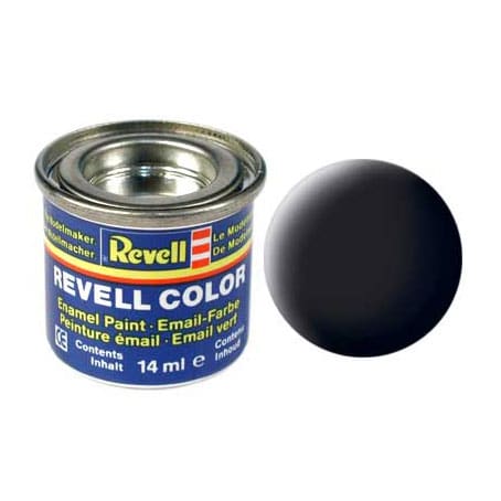 Peinture Revell pour maquette numéro 8 noir mat