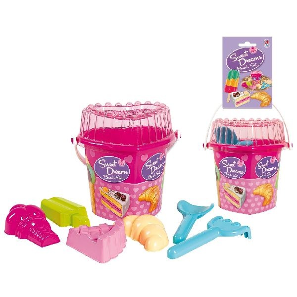 Set de seaux Basic Sweet Dreams 8 pièces