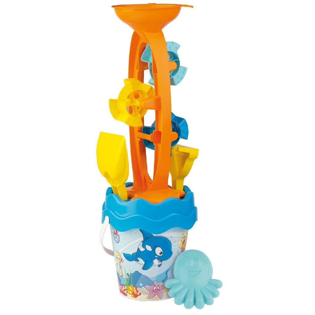 Set de seaux de base happy fish 6 pièces