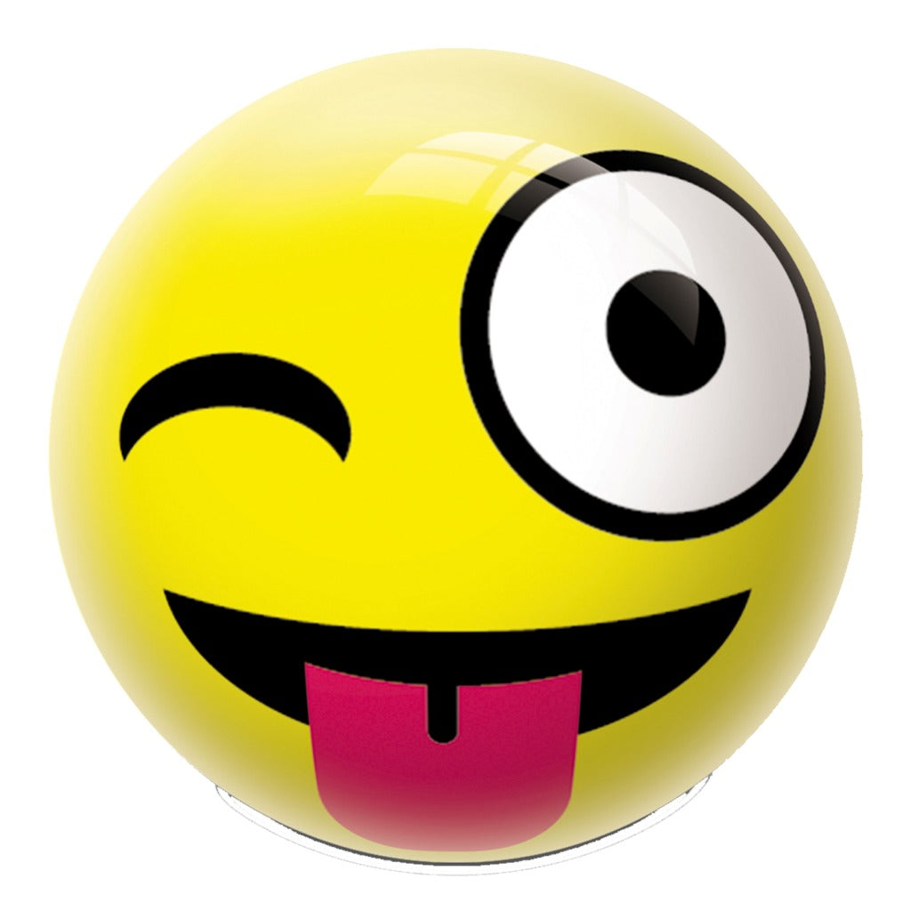 Boule déco emoticon basique 6cm différentes couleurs