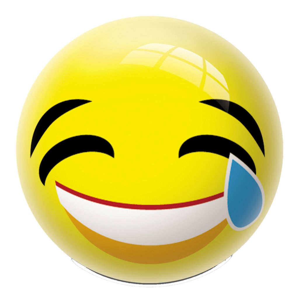 Boule déco emoticon basique 6cm différentes couleurs