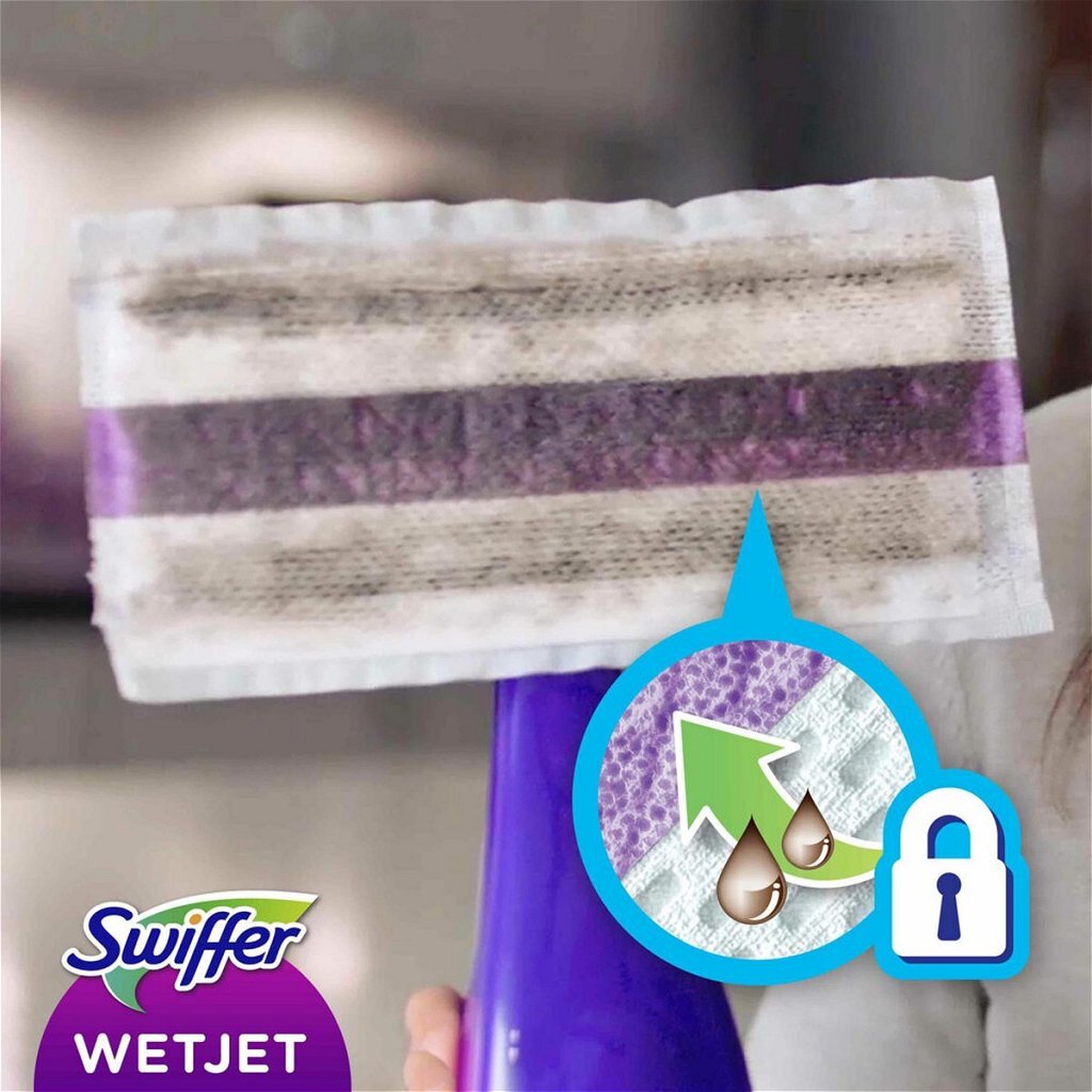 Swiffer Lingettes nettoyantes Swiffer Wetjet 10 pièces