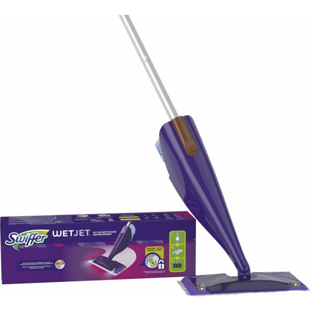 Swiffer Système d'essuyage de poussière Swiffer Wetjet violet