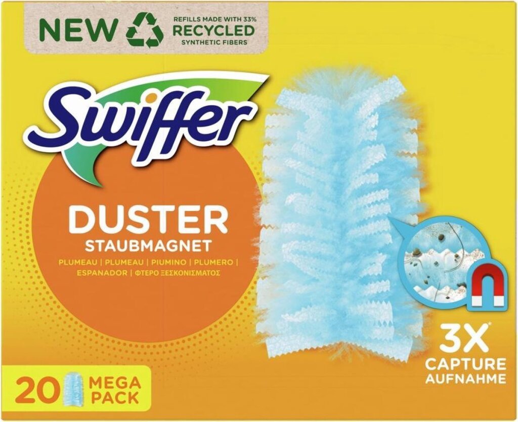 Swiffer Swiffer Duster Trap Lock recharges 20 pièces