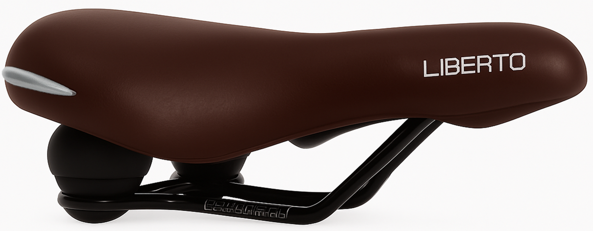 Edge Fietszadel Liberto - Mat Bruin (sur la carte)