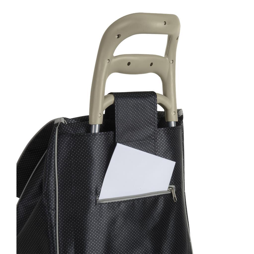 Metaltex Chariot de courses Metaltex 57x34x21 cm 45L Noir Gris