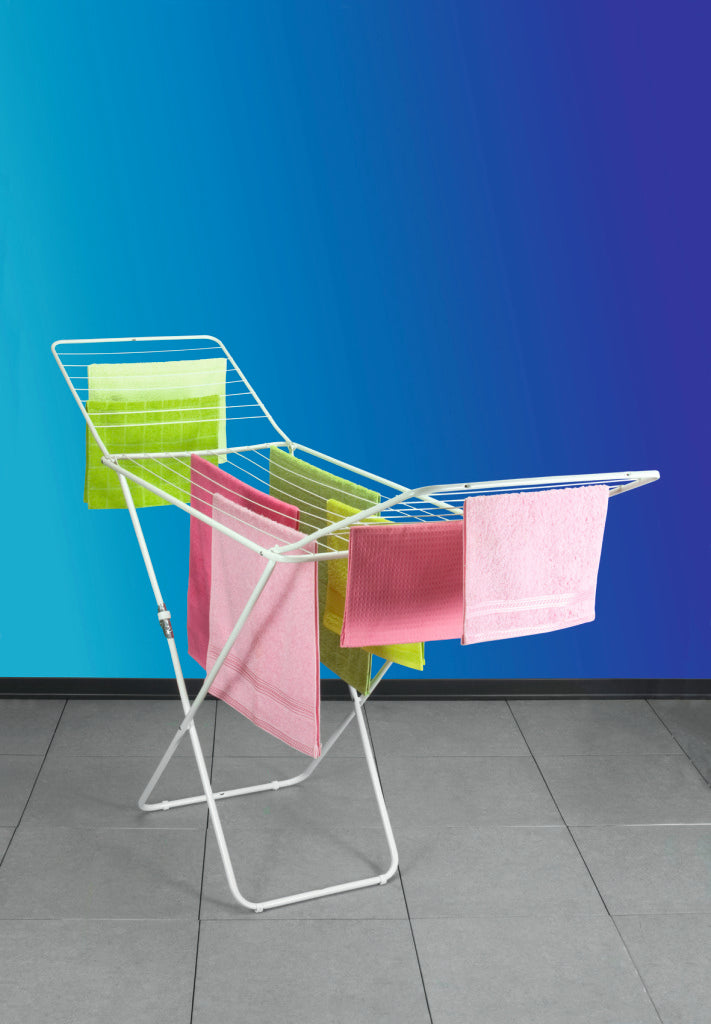 Metaltex Étendoir Metaltex Capri 20 m de longueur de séchage blanc