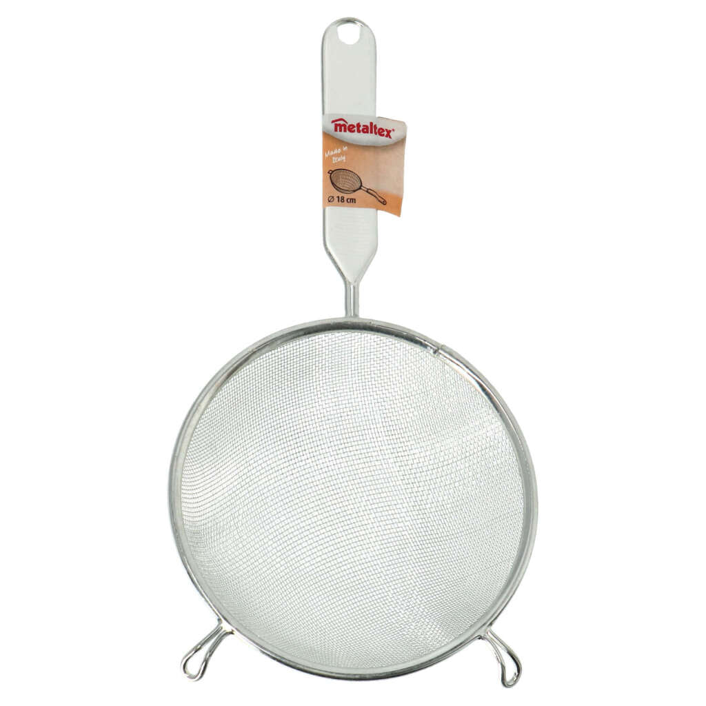Metaltex Metaltex Tamis 18 cm Acier inoxydable Blanc