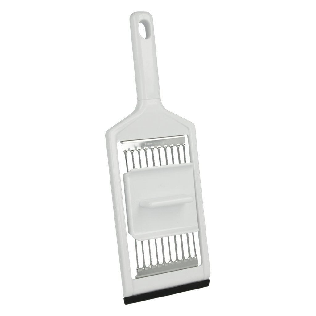 Coupe-tomates Metaltex blanc en acier inoxydable