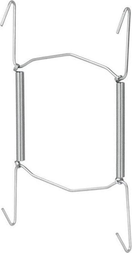 Porte-assiettes Tomado-metaltex 9-18cm argent