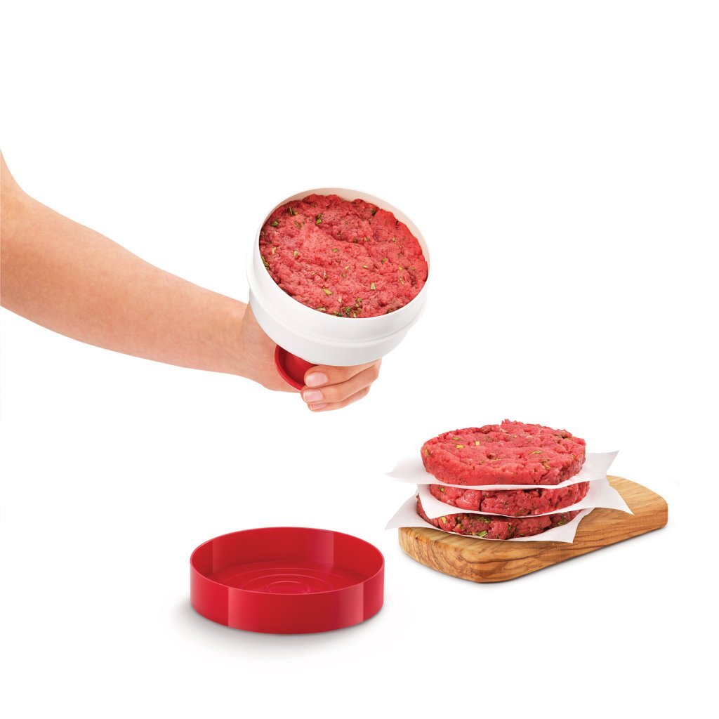 Metaltex ustensiles de cuisine presse à hamburger 11 cm rouge blanc