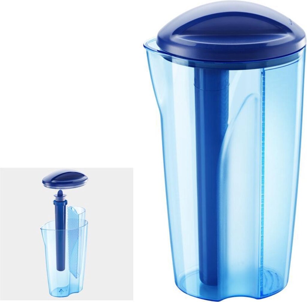 Carafe à infuseur Metaltex tomado bleu