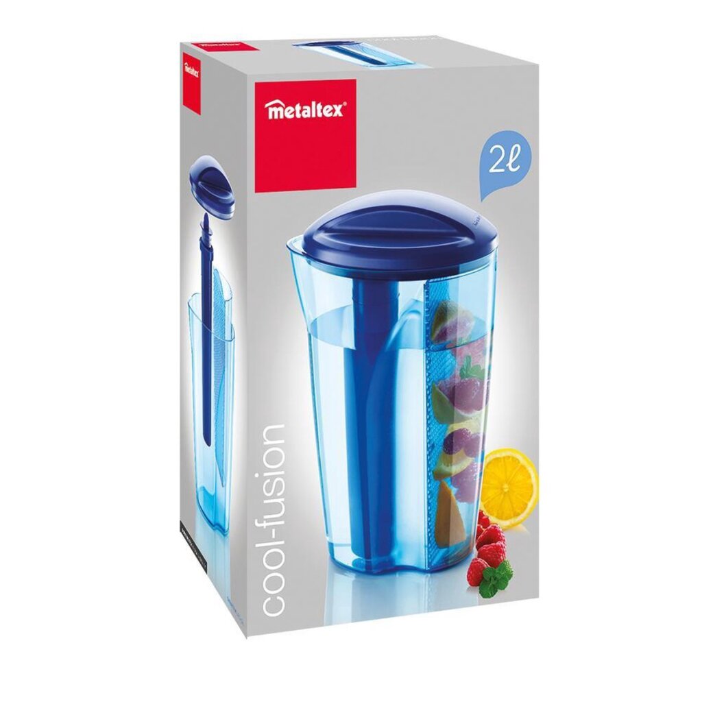 Carafe à infuseur Metaltex tomado bleu