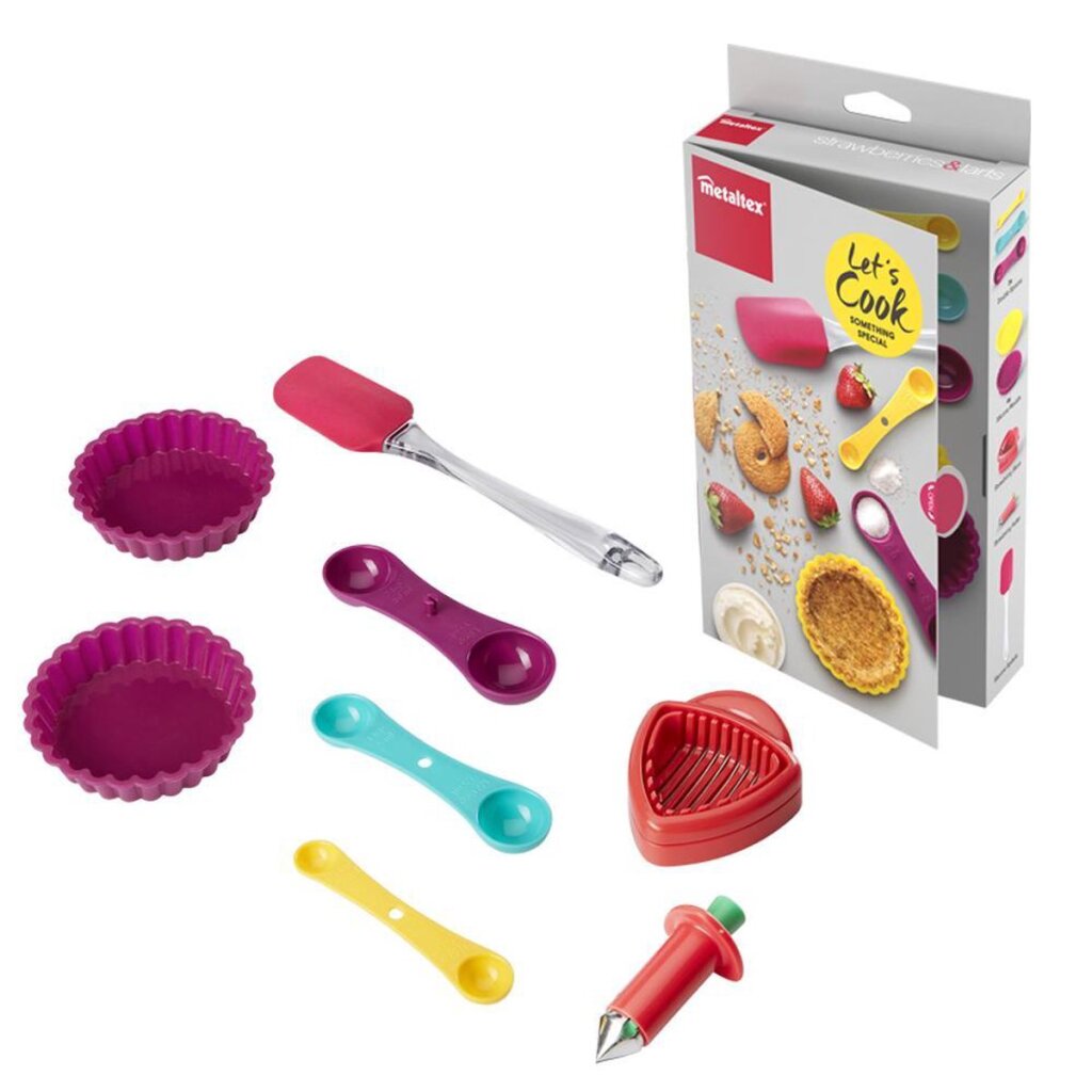 Set à gâteaux et tartes Metaltex pour réaliser tartes et pâtisseries