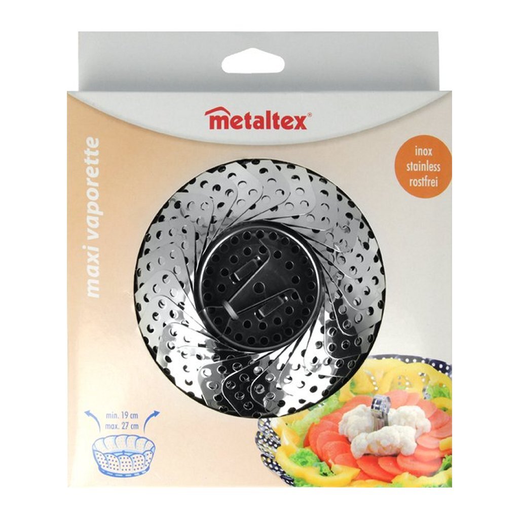 Metaltex Metaltex Maxi Vaporette Panier Vapeur 19-27 cm Acier Inoxydable