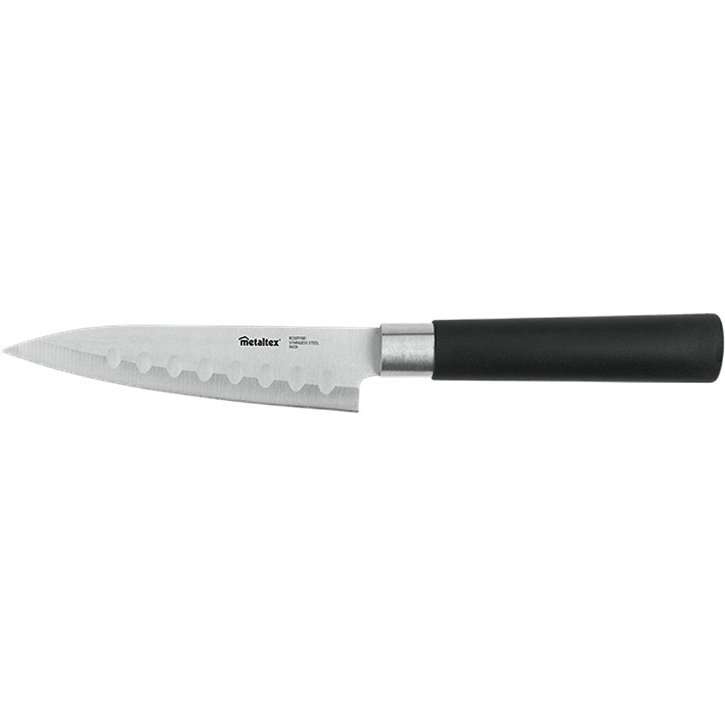 Metaltex Asia couteau à découper 23 cm acier inoxydable noir