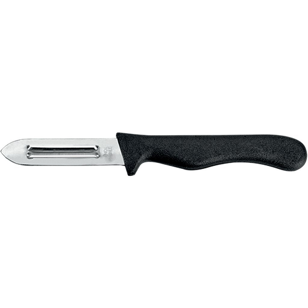 Couteau à éplucher Metaltex basic line 25 cm en acier inoxydable noir