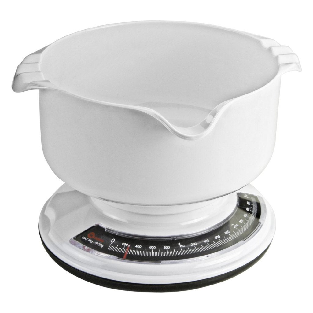Balance de cuisine mécanique Metaltex Skala blanche