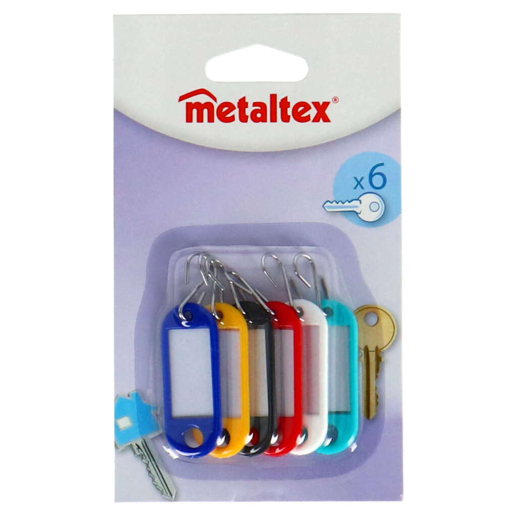 Cartes-clés Metaltex 6 pièces