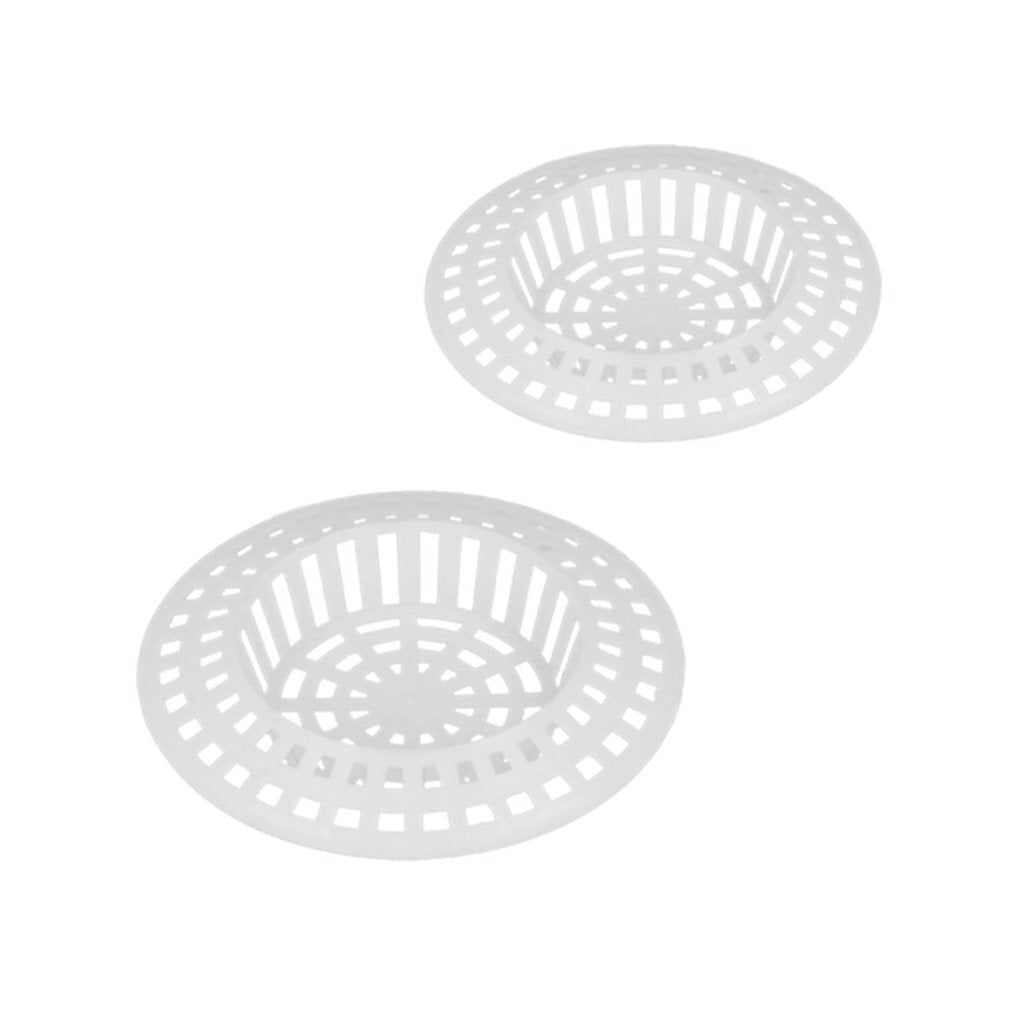 Filtre d'évier Metaltex 2 pièces en plastique blanc
