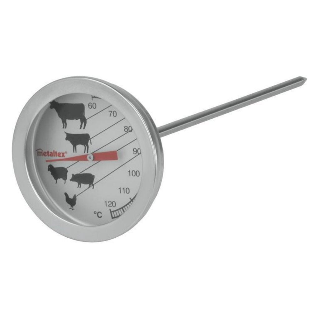 Thermomètre à viande Metaltex en acier inoxydable