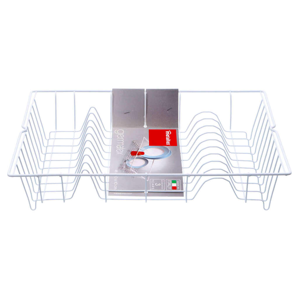 Egouttoir à vaisselle Metaltex fil blanc