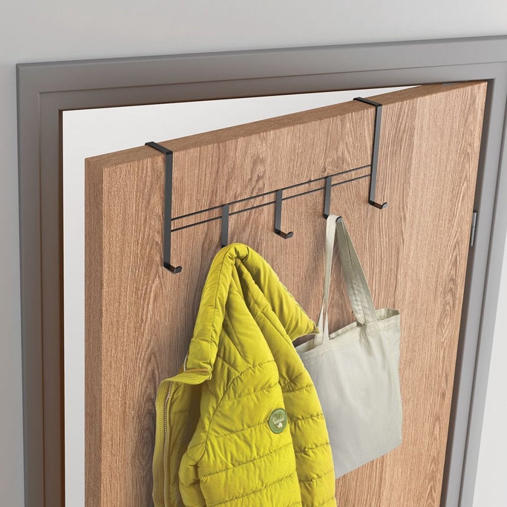 Porte-manteau Metaltex 38x15 cm noir