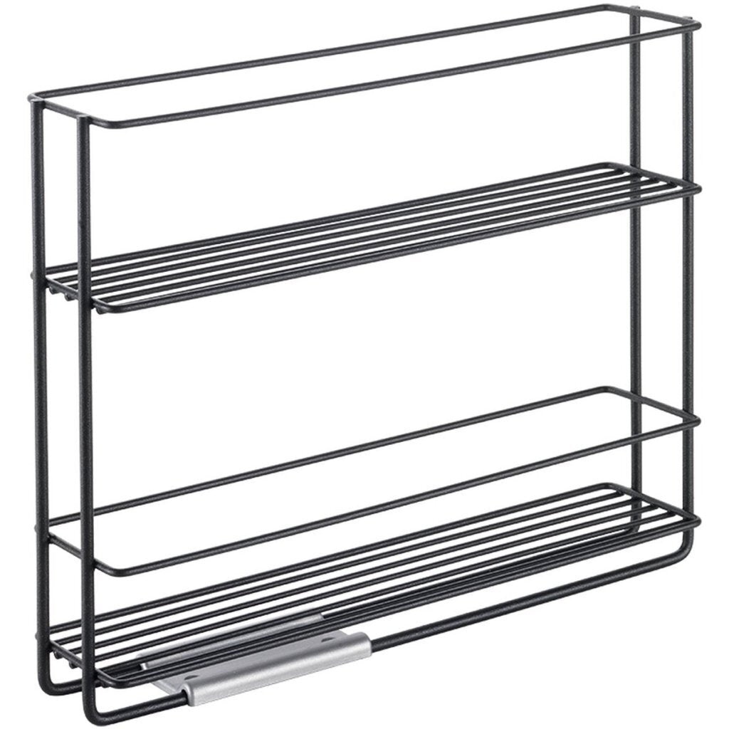 Étagère à épices extensible Metaltex noir