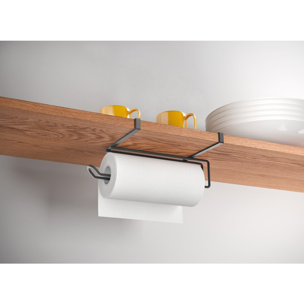 Metaltex porte-rouleau de cuisine 35x18x10 cm noir