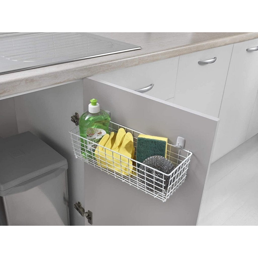Metaltex panier pandino 33x12x9 cm blanc