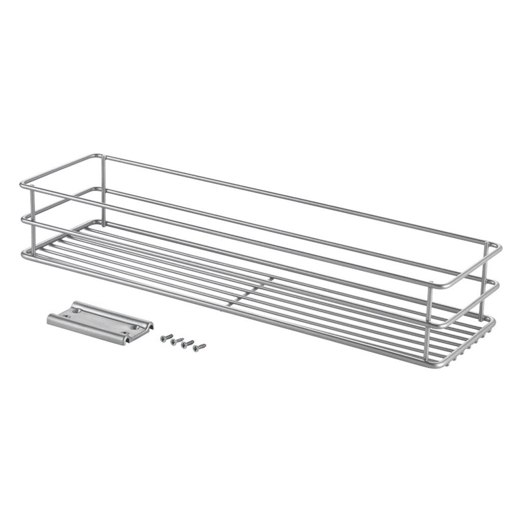 Metaltex panier coulissant de cuisine intelligente 12x42x7 cm argent