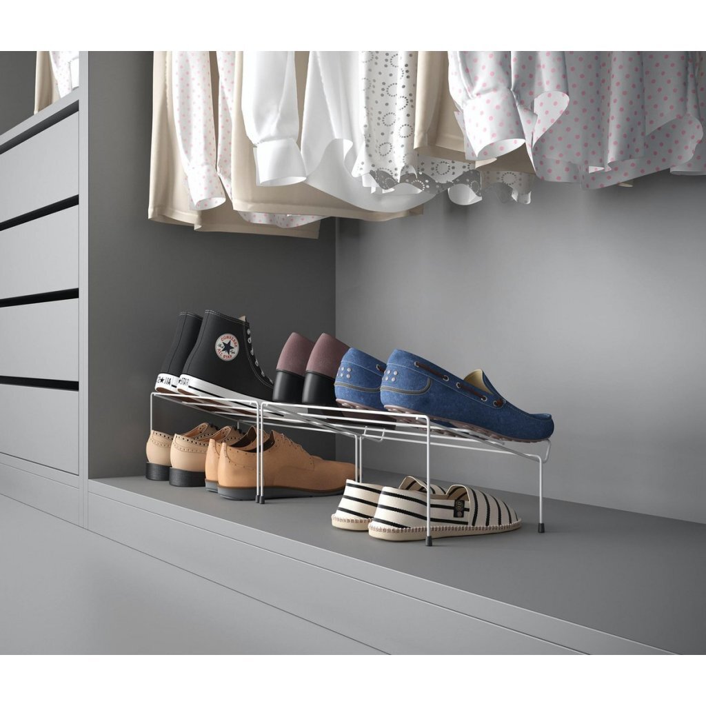 Metaltex cipok étagère à chaussures 42x24x17 cm 2 pièces blanc