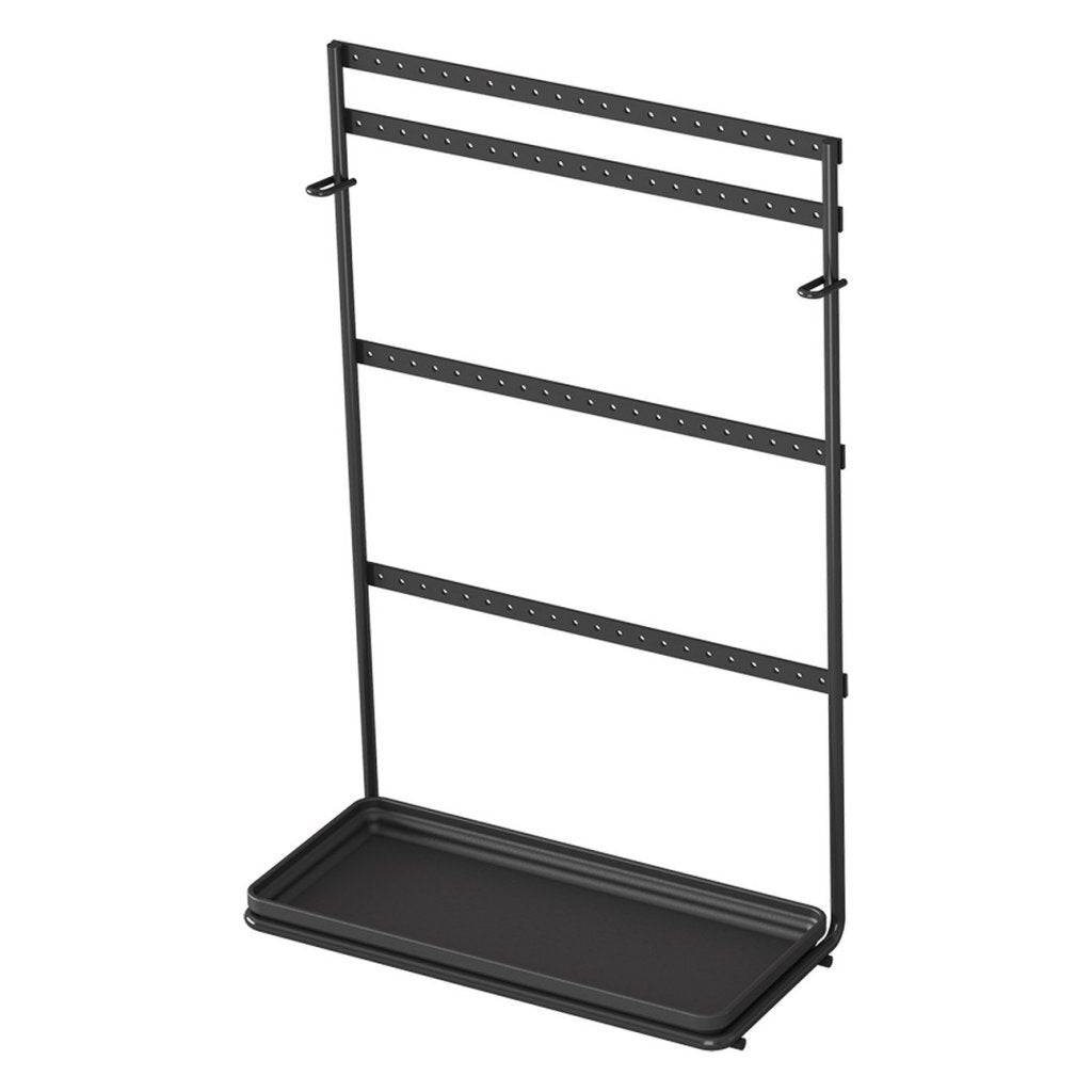 Metaltex porte-bijoux 22x11x36 cm métal noir mat