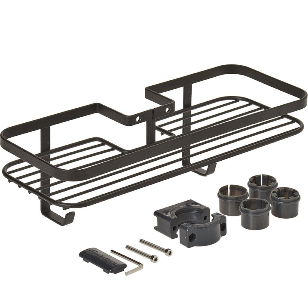 Support de douche Metaltex 29x11x9 cm noir mat