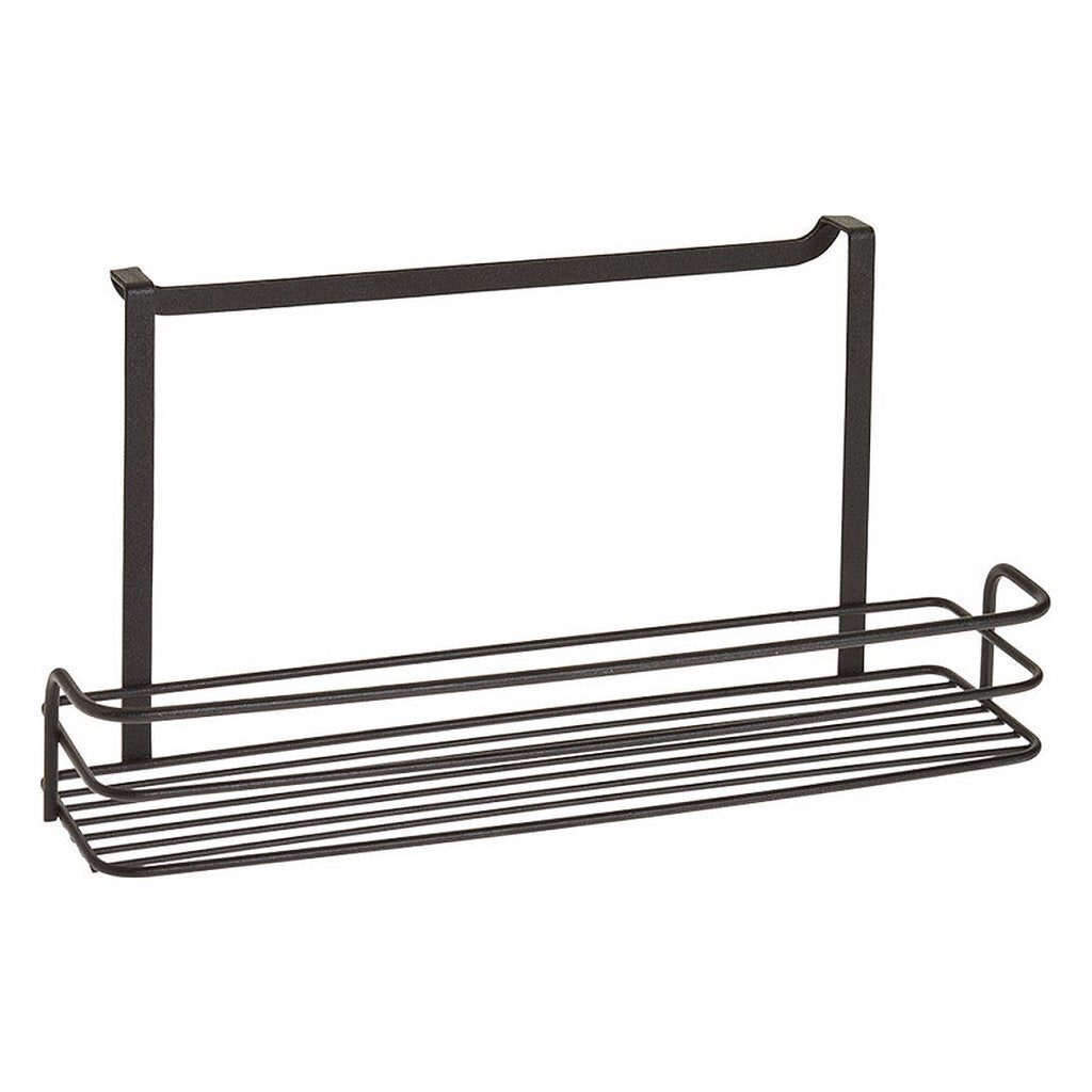 Étagère de salle de bain Metaltex 34x11x17 cm noir