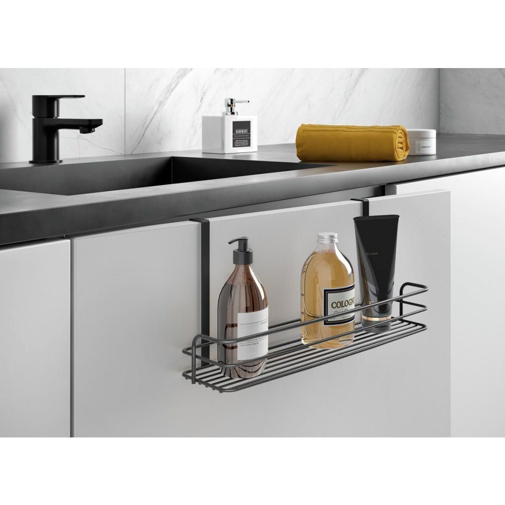Étagère de salle de bain Metaltex 34x11x17 cm noir