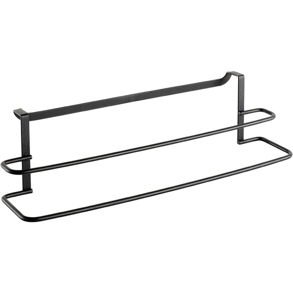 Metaltex porte-serviettes double 38x10x9 cm noir