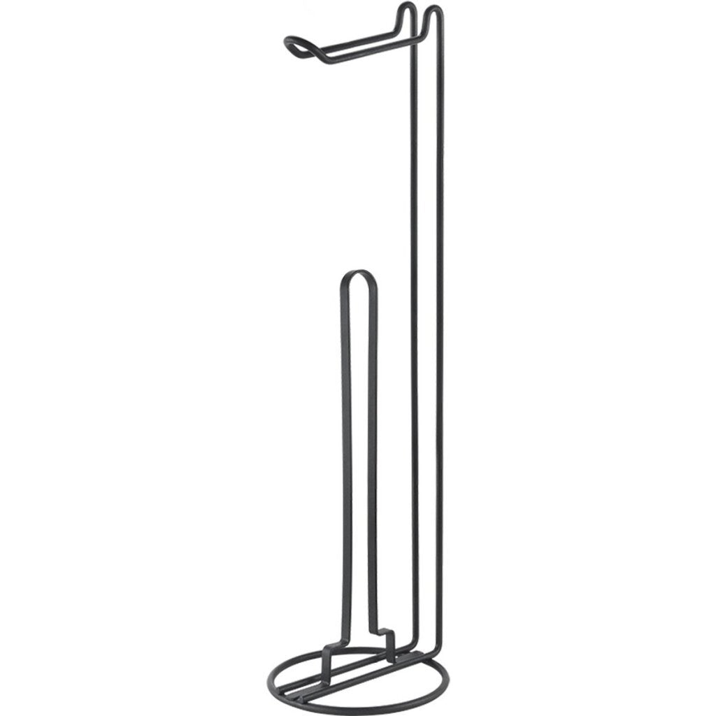 Porte-rouleau de papier toilette Metaltex pour 3 rouleaux 58x15 cm noir