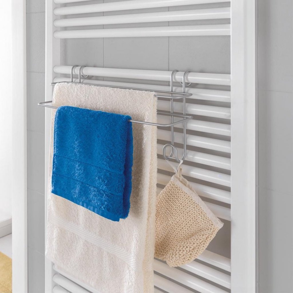 Radiateur porte-serviettes Metaltex 39x15x20 cm argent