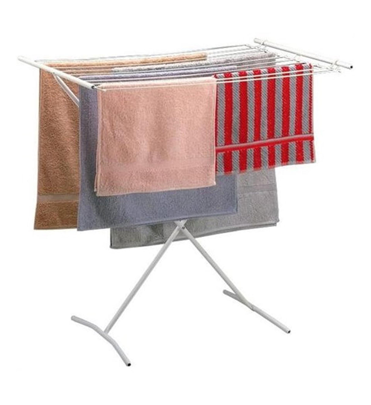 Tomado-metaltex Tomado metaltex étendoir pliable sur pied como 8m blanc