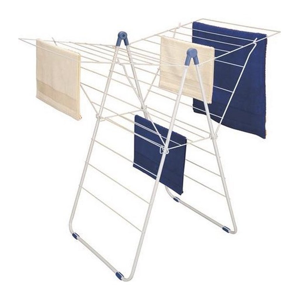 Metaltex vento 20 étendoir 58x111x109 cm gris bleu