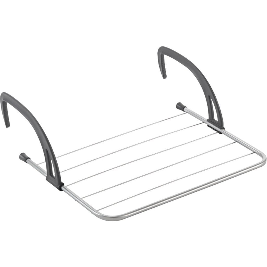 Metaltex favonio radiateur balcon étendoir 3 m ligne de séchage argent noir