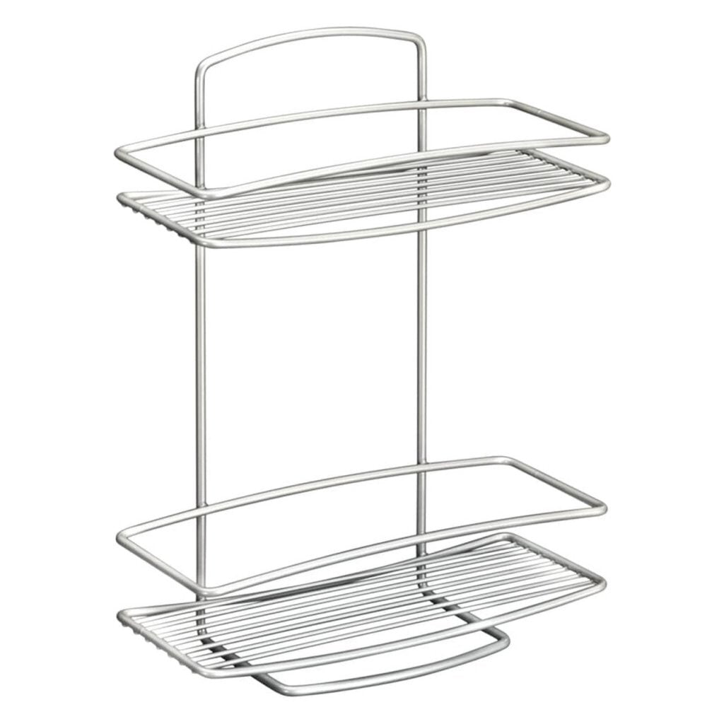 Metaltex Onda Douche Fuise 2 étages 26x11x35 cm argent